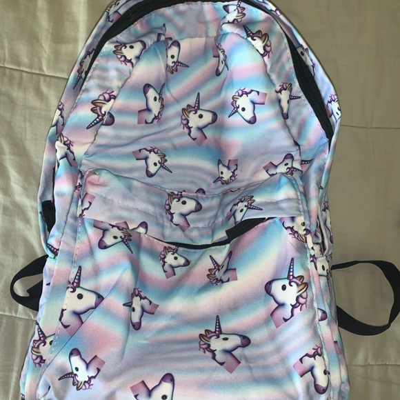 Unicorn Emoji Backpack - Picture 2 of 4